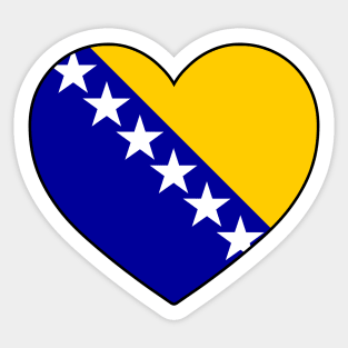 Heart - Bosnia and Herzegovina _060 Sticker